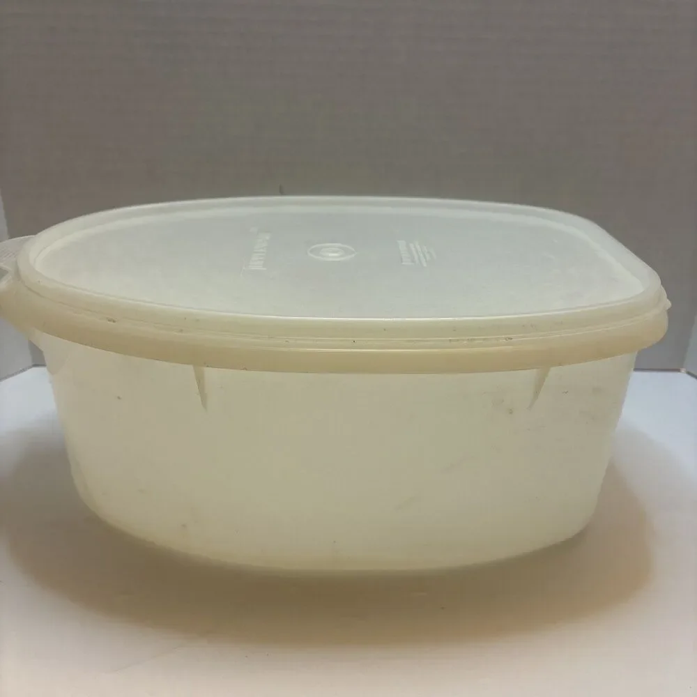 Vintage Tupperware Roast Flavor Saver Ham Turkey Container 3 Pieces